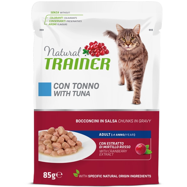 Trainer - Natural Adult con Tonno Bocconcini in Salsa 85 g