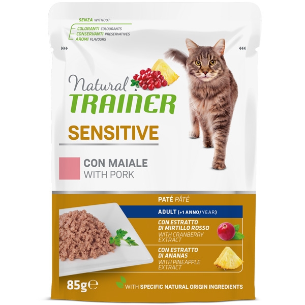 Trainer - Natural Sensitive Adult con Maiale Paté 85 g