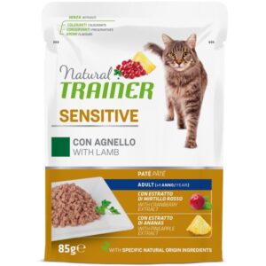 Trainer - Natural Sensitive Adult con Agnello Paté 85 g