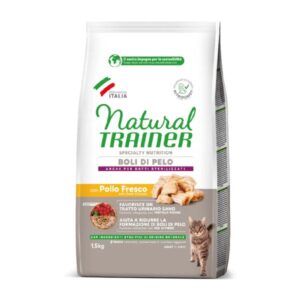 Trainer - Natural Cat Boli di pelo con Pollo