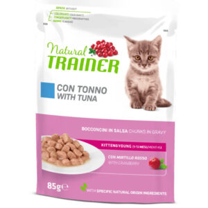 Trainer - Natural Kitten & Young Tonno Bocconcini in Salsa 85 g