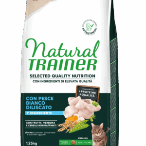 Trainer - Natural Selected Quality Nutrition Cat Adult Sterilised Con Pesce No Grain