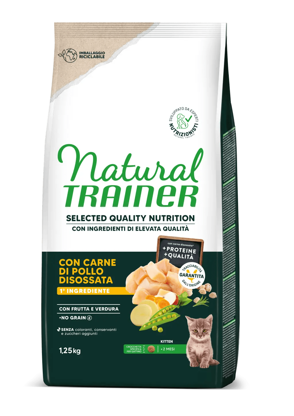 Trainer - Natural Selected Quality Nutrition Cat Kitten Pollo No Grain