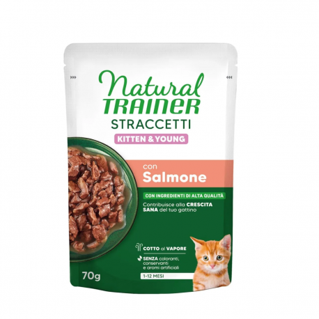 Trainer - Natural Kitten & Young Straccetti di Salmone 70 g