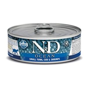 Farmina - Natural & Delicious Ocean con Tonno, Calamaro e Gamberetto 70 g