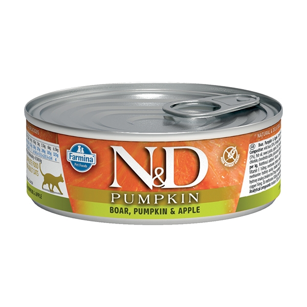 Farmina - Natural & Delicious Pumpkin con Cinghiale, Zucca e Mela 70 g