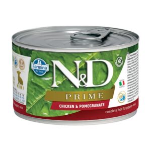 Farmina - Natural & Delicious Prime Puppy Mini con Pollo e Melograno 140 g