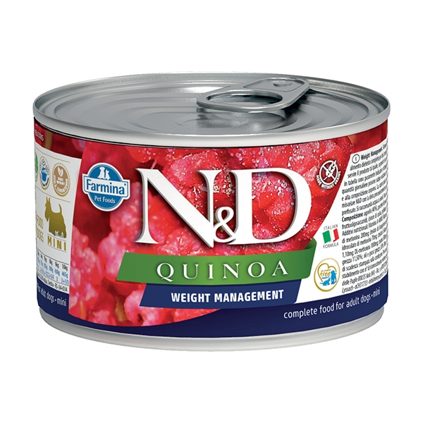 Farmina - Natural & Delicious Quinoa Mini Weight Management 140 g