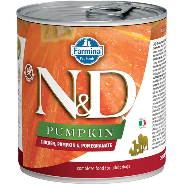 Farmina - Natural & Delicious Pumpkin con Pollo, Zucca e Melograno 285 g