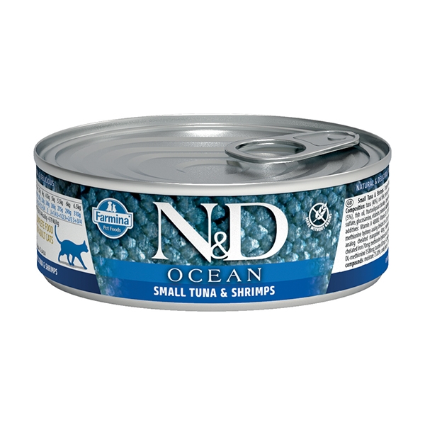 Farmina - Natural & Delicious Ocean con Tonnetto e Gamberetti 70 g