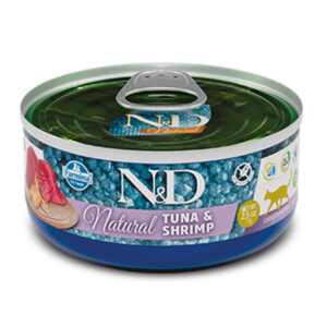 Farmina - Natural & Delicious Natural Tonno & Gamberetti 70 g