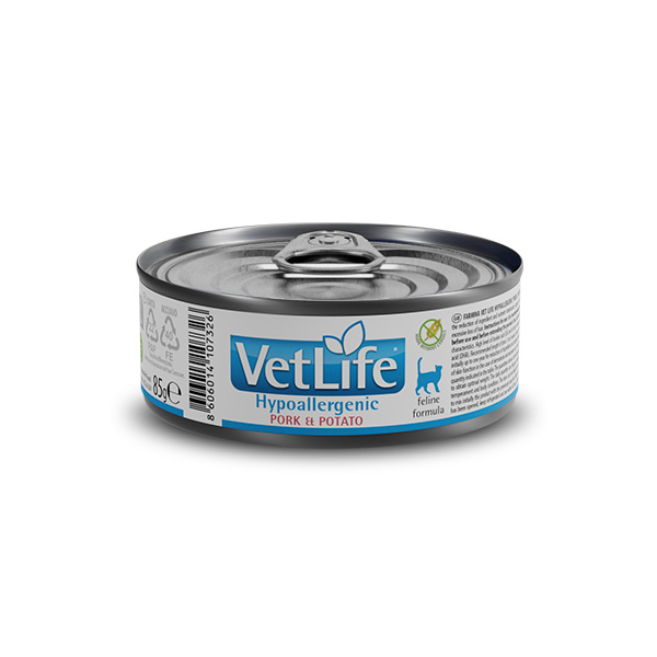 Farmina - Vet Life Hypoallergenic Cat Maiale e Patate 85 g