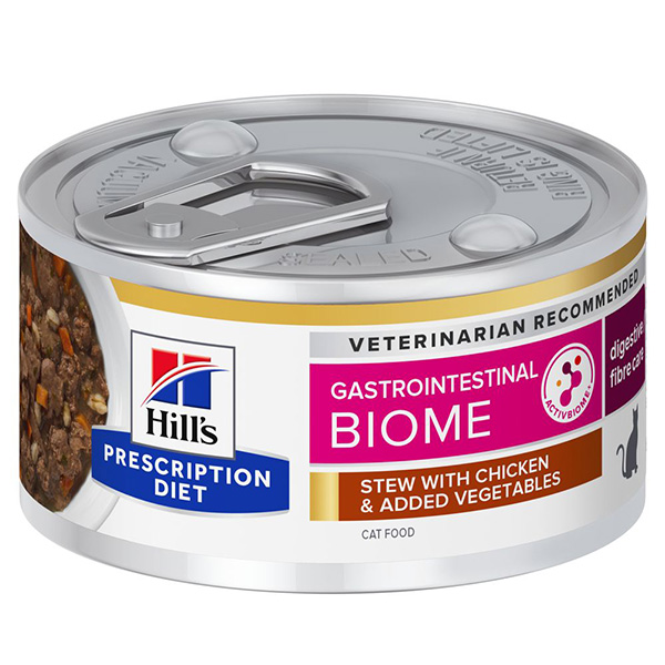 Hill's - Prescription Diet Gastrointestinal Biome Spezzatino con Pollo e Verdure Aggiunte 82 g