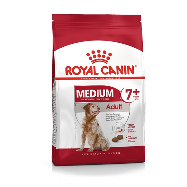 Royal Canin - Medium Adult 7+ 4 Kg