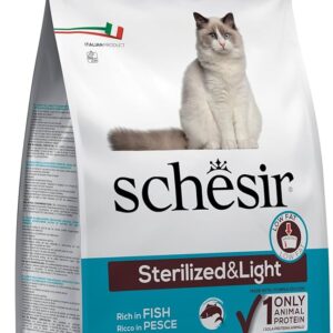 Schesir Gatto - Dry Line Sterilized & Light con Pesce