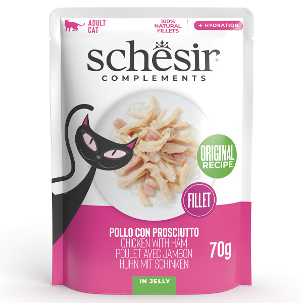 Schesir - Complements Filetti in Gelatina Pollo Con Prosciutto 70 g