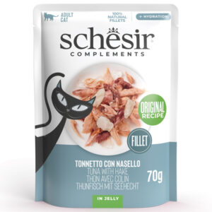 Schesir - Complements Filetti in Gelatina Tonnetto Con Nasello 70 g