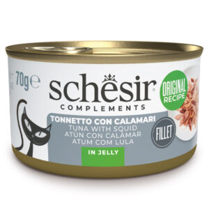 Schesir Gatto - Complements Filetti di Tonno con Calamari in Gelatina 70 g