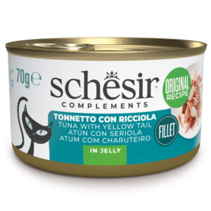 Schesir Gatto - Complements Filetti di Tonnetto con Ricciola in Gelatina 70 g
