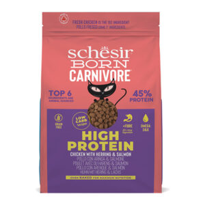 Schesir - Born Carnivore Adult Cat Pollo con Aringa e Salmone 1,25 Kg
