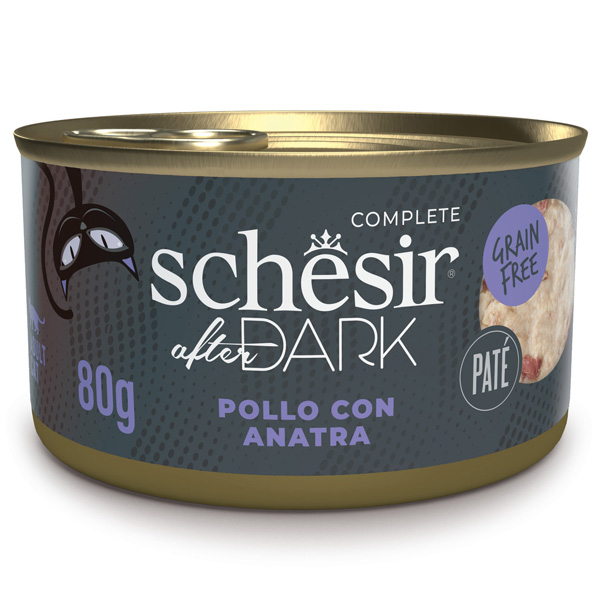 Schesir - After Dark Pate' di Pollo e Anatra 80 g