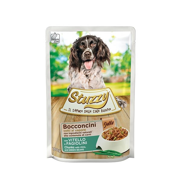 Stuzzy Dog - Bocconcini con Vitello e Fagiolini in Gelatina 100 g