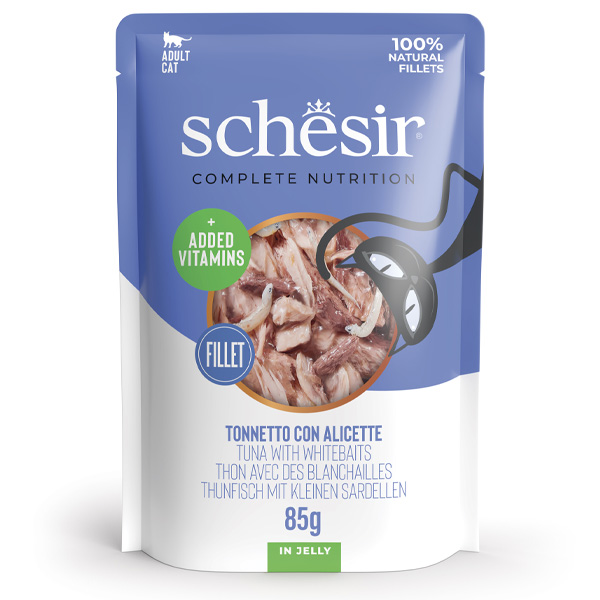 Schesir - Complete Nutrition Tonnetto Con Alicette in Gelatina 85 g