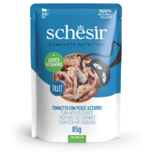 Schesir - Complete Nutrition Tonnetto Con Pesce Azzurro in Gelatina 85 g
