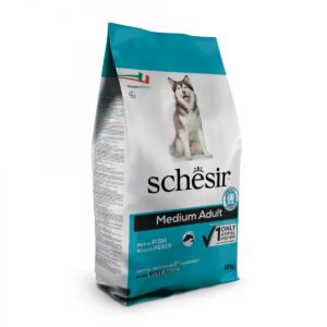 Schesir Cane Medium Adult Mantenimento Ricco in Pesce