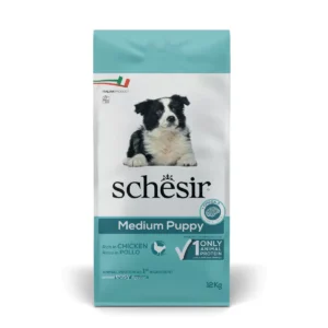 Schesir Cane Puppy Medium Ricco in Pollo