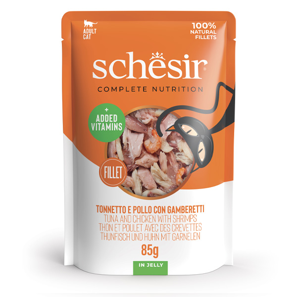 Schesir - Complete Nutrition Tonnetto Con Pollo e Gamberetti 85 g