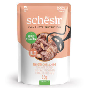 Schesir - Complete Nutrition Tonnetto e Salmone in Gelatina 85 g