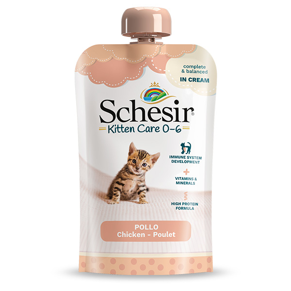 Schesir - Kitten Care Pollo in Crema 150 g