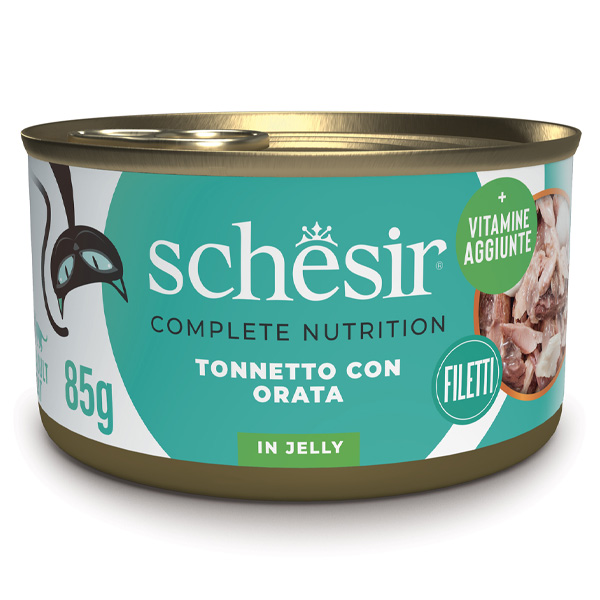 Schesir - Complete Nutrition Tonnetto con Orata in Gelatina 85 g