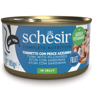 Schesir - Complete Nutrition Tonnetto Con Pesce Azzurro in Gelatina 85 g
