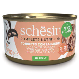 Schesir - Complete Nutrition Tonnetto e Salmone in Gelatina 85 g