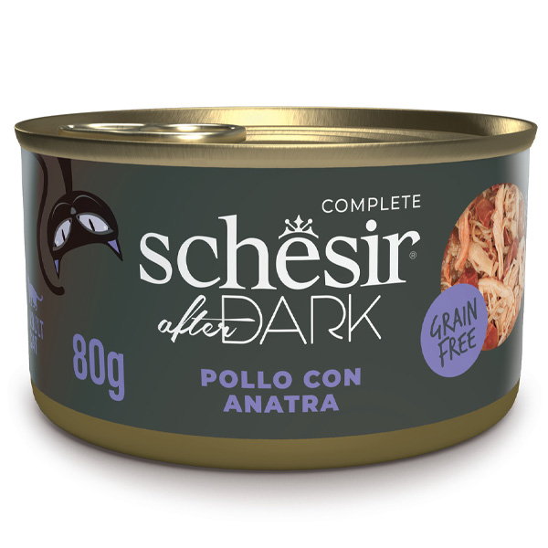 Schesir - After Dark Filetti di Pollo e Anatra in Brodo 80 g