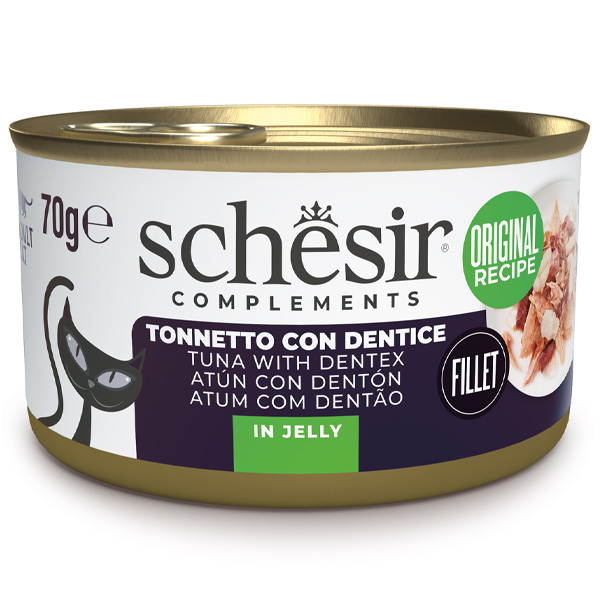 Schesir Gatto - Complements Filetti di Tonnetto con Dentice in Gelatina 70 g