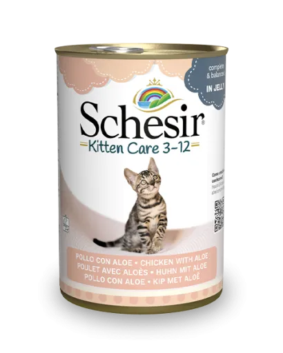 Schesir Kitten Pollo con Aloe 140 g