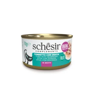 Schesir Gatto - Complements Tonnetto con Orata in Brodo 70 g