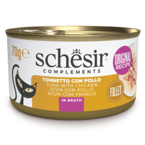 Schesir Gatto - Complements Tonnetto Con Pollo in Brodo 70 g