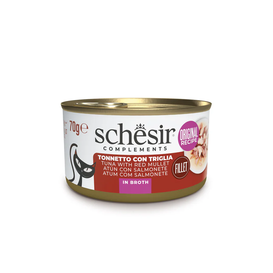 Schesir Gatto - Complements Tonnetto con Triglia in Brodo 70 g
