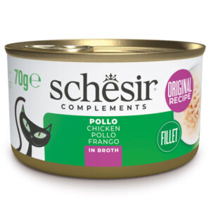 Schesir Gatto - Complements Filetti di Pollo in Brodo 70 g