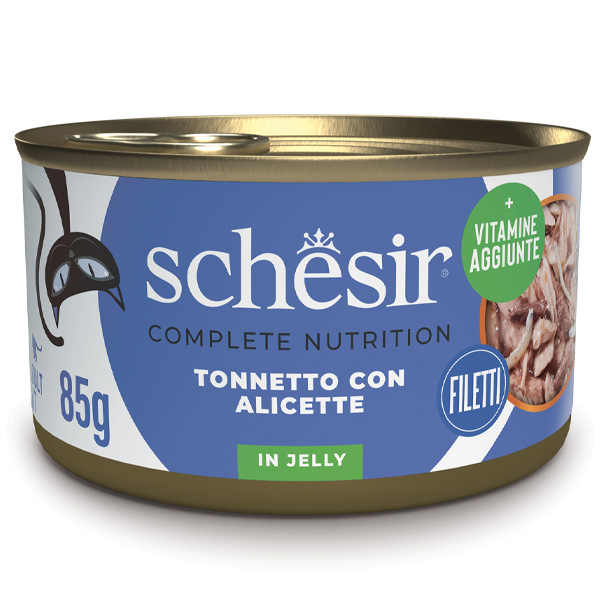 Schesir - Complete Nutrition Tonnetto Con Alicette in Gelatina 85 g