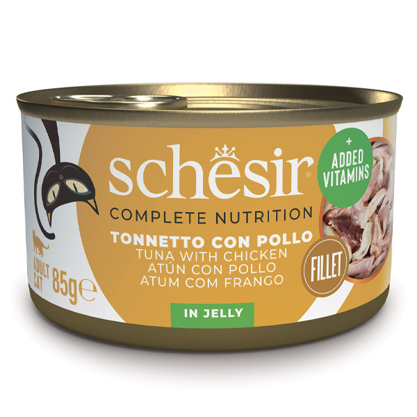 Schesir - Complete Nutrition Tonnetto Con Pollo in Gelatina 85 g
