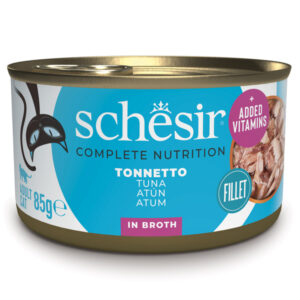Schesir - Complete Nutrition Tonnetto al naturale in Brodo 85 g