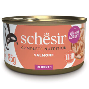 Schesir - Complete Nutrition Salmone al Naturale in Brodo 85 g