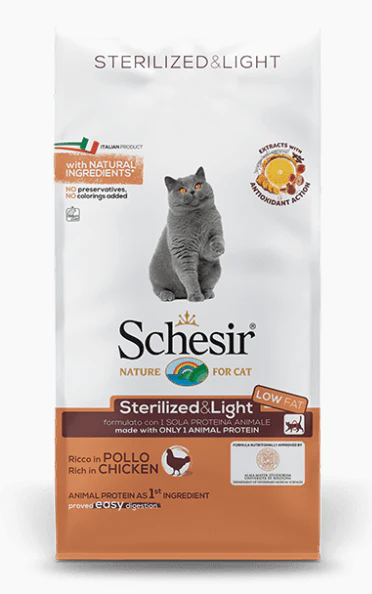 Schesir Gatto - Dry Line Sterilized & Light con Pollo