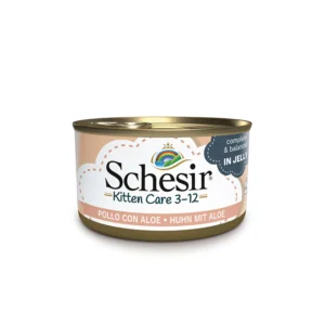 Schesir - Kitten Filetti di Pollo con Aloe in Gelatina 85 g