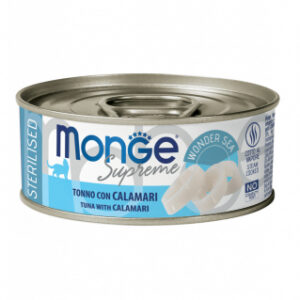 Monge - Supreme Sterilised Adult Cat Tonno Calamari 80 g